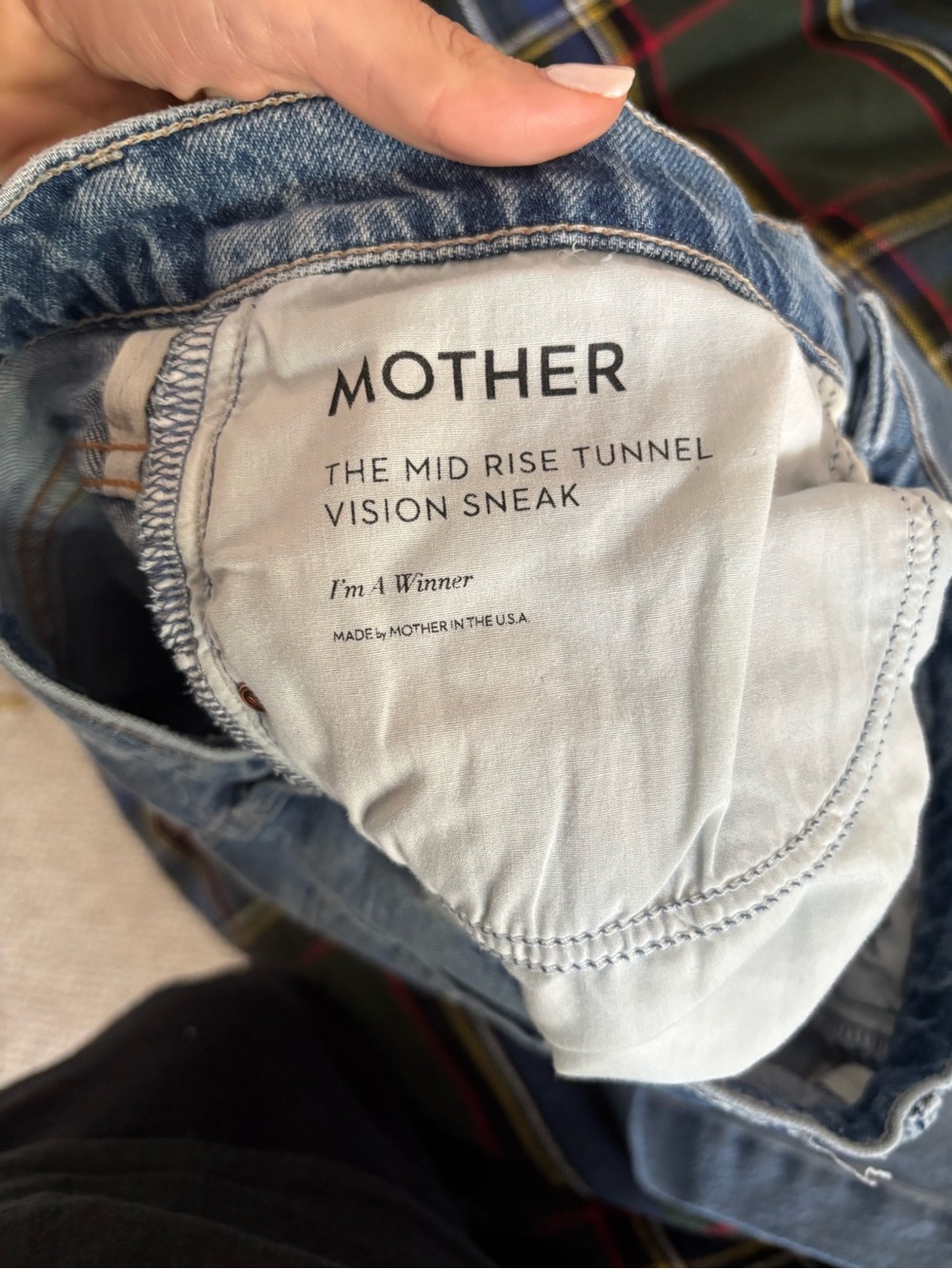 MOTHER Tunnel Vision Sneak Mid Waist Wide Leg Jeans size 30 - Picture 8 of 9